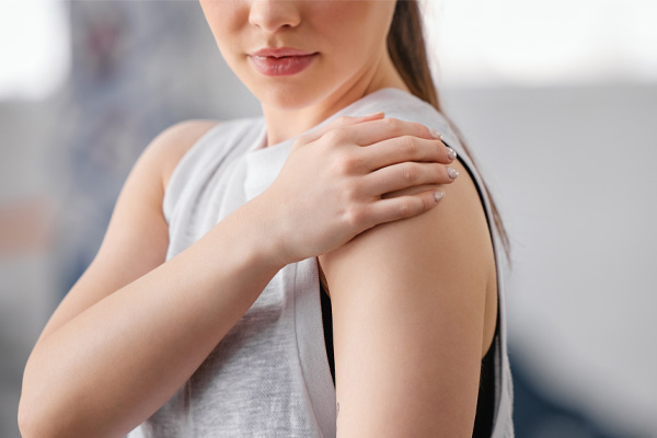 Illustration for frozen shoulder pain