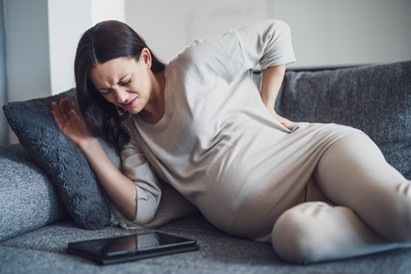 Illustration for pregnancy-related pain
